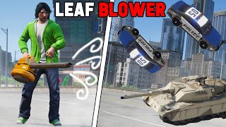 TROLLING COPS WITH A LEAFBLOWER IN GTA RP