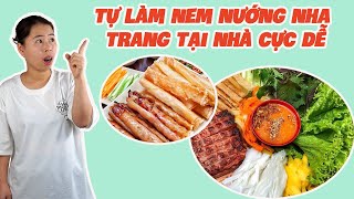 Làm Nem Nướng Nha Trang Tại Nhà Cực Dễ | HÀ COOKING