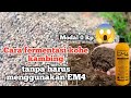 cara membuat pupuk kompos kotoran kambing tanpa EM4 #pupukkandang #pupukorganik