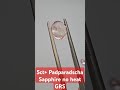 Padparadscha 5ct+ no heat natural sapphire #gemstones #padparadschasapphire #padparadscha #collector