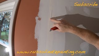 How to Tape and Float an Uneven Rectangular Drywall Sheet -  Drywall Repair (Part 4)