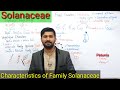 9.12 Family Solanaceae | General Characters, economical importance of Family Solanaceae