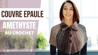 Comment faire un TOUR DE COU AMETHYSTE AU CROCHET  tuto #mamiecrochet