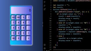How to create calculator using HTML CSS JavaScript | Part3