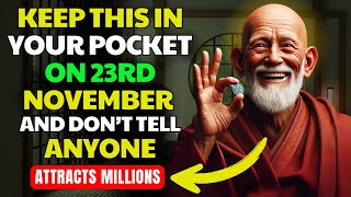 If you KEEP this in POCKET on NOVEMBER 23RD, your FINANCIAL problems will end | Buddhist Teachings