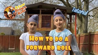 How to do a forward roll, gymnastics with a joora/keski/patka