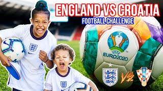 *FOOTBALL CHALLENGE* ENGLAND VS CROATIA || WHO'S GONNA WIN???