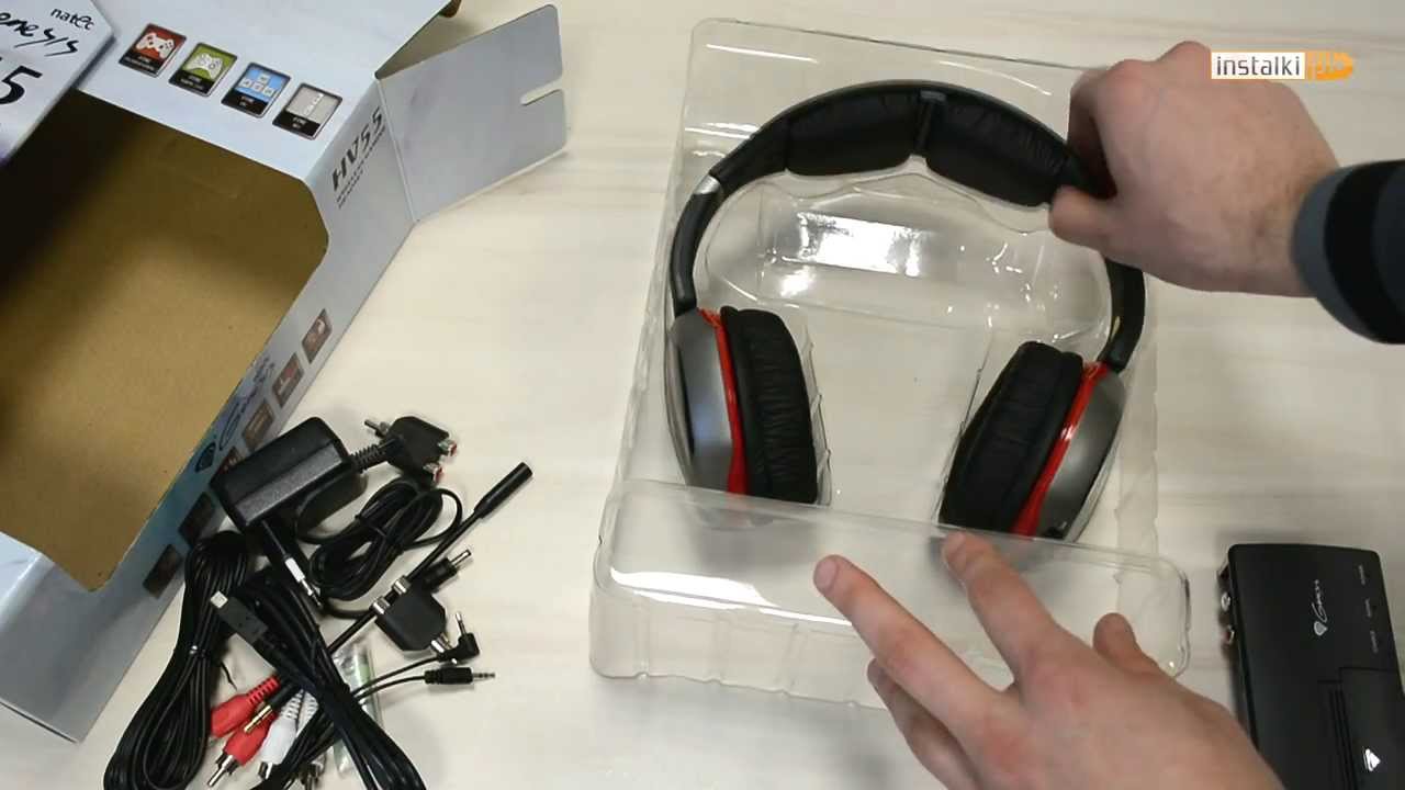 Natec Genesis Hv55 Wireless Gaming Headset Unboxing Youtube