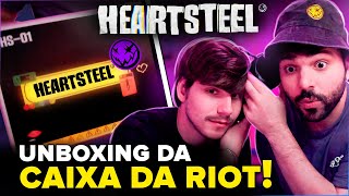 🚨REACT MEGA ESPECIAL da BANDA HEARTSTEEL! MINERVA e THIAGO reagem à MÚSICA NOVA DO LOL!