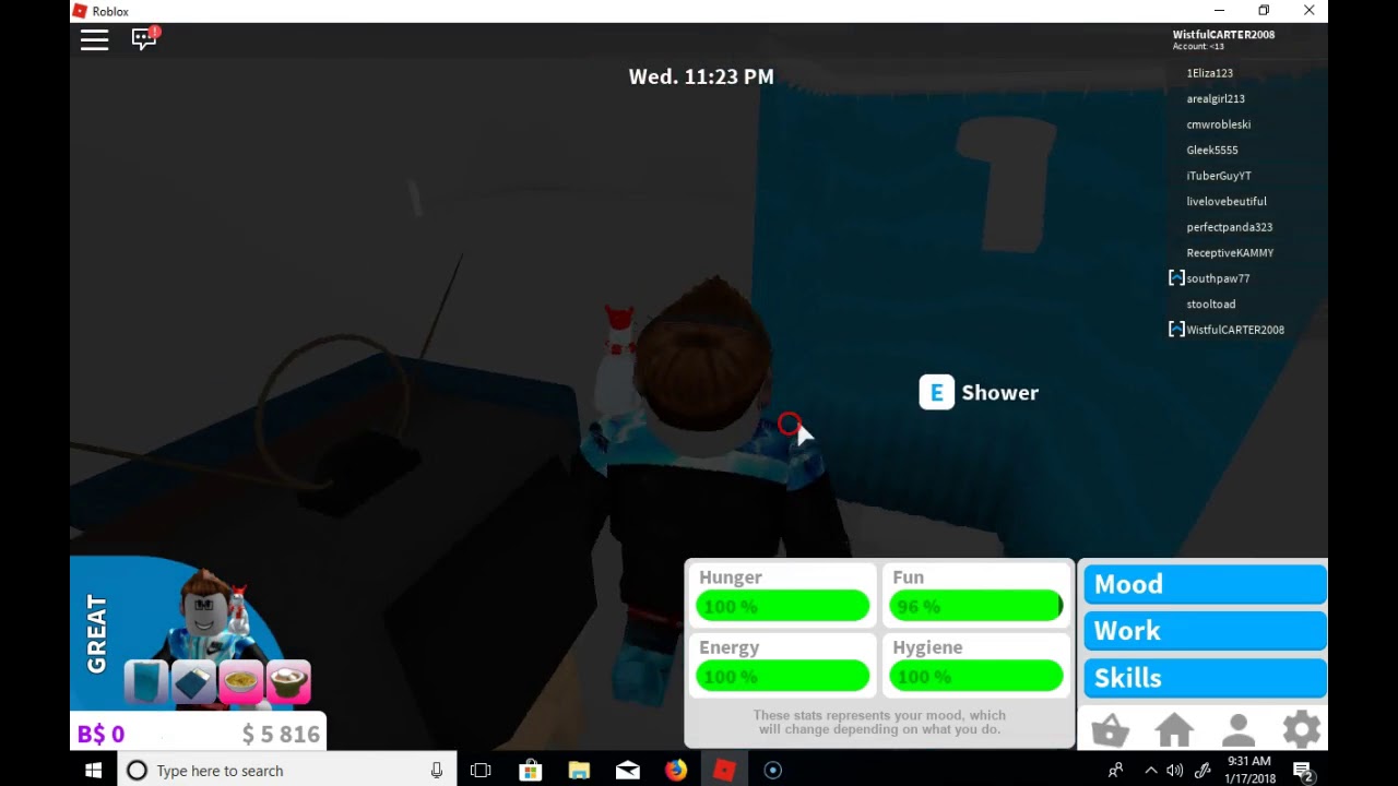 How To Paint Get Skills And Get Mood In Welcome To Bloxburg Youtube How To Paint Get Skills And Get Mood In Welcome To Bloxburg Youtube