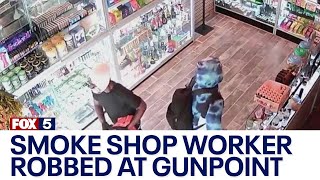 NYC crime: Smoke shop employee robbed at gunpoint in $10K daytime heist