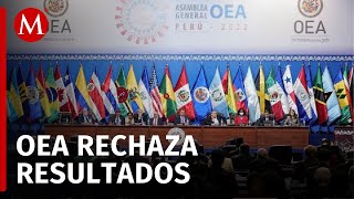 OEA no reconoce victoria de Nicolás Maduro por falta de transparencia y evidencia