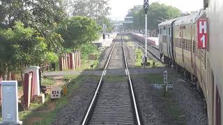 COVID SPL SILAMBU Express departing from SANKARANKOVIL Railway Station, Tamil Nadu!