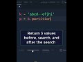 Python Partition Function #shorts