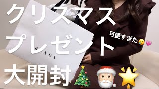 クリスマスプレゼント開封🎄🎁可愛すぎてヘビロテ決定🥺💓💓