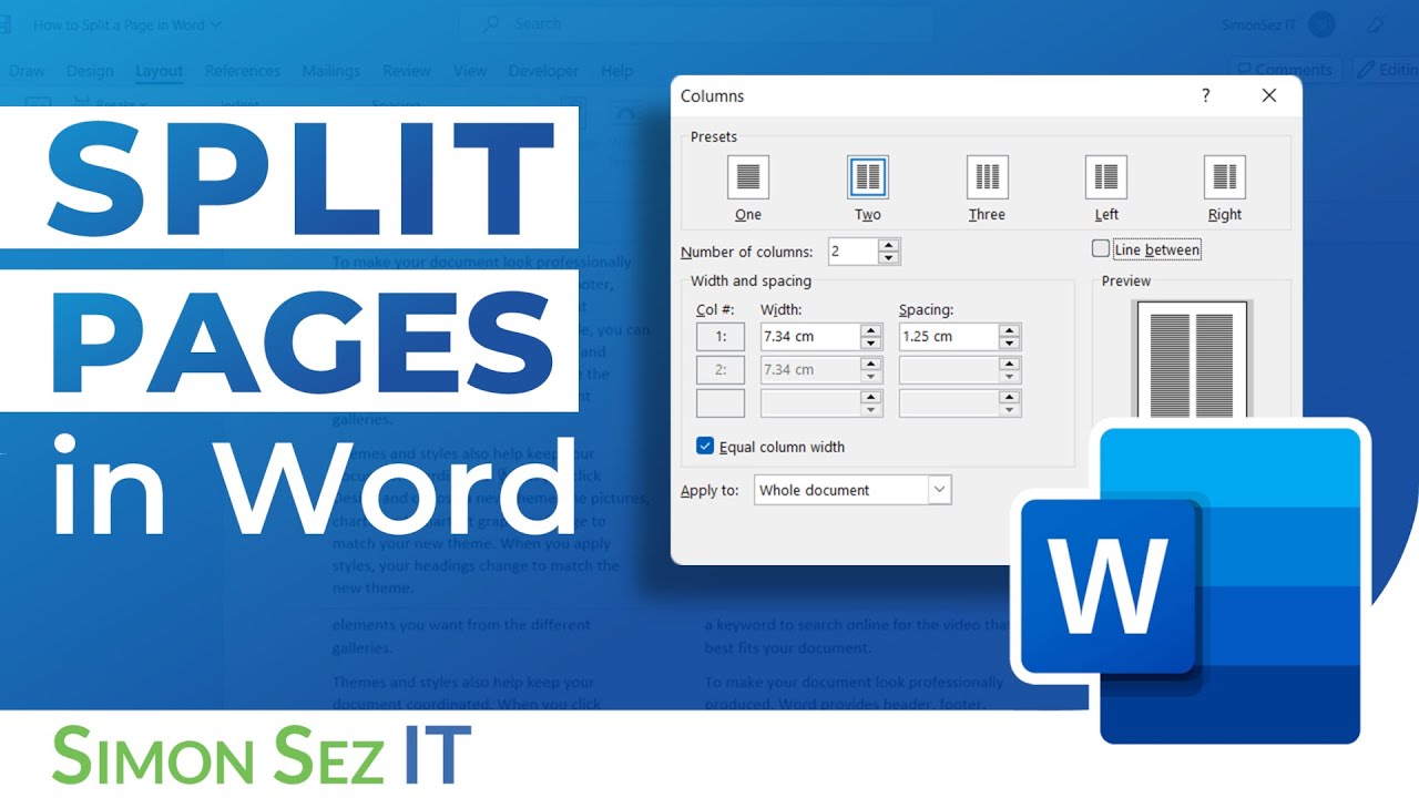 How To Split Pages In Microsoft Word How To Split Pages In Microsoft Word
