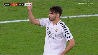 Raúl Asencio Vs Barcalona FINAL Supercopa de España HD 12/01/2025 || 1080p60