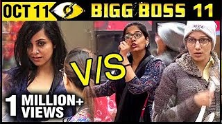 Sapna Choudhary & Mehjabi Vs Arshi Khan | MAJOR FIGHT | Bigg Boss 11 October 11th 2017 | Day 10