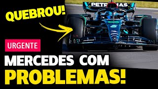 URGENTE: MERCEDES W14 TEM PROBLEMAS NO MOTOR E ABANDONA SHAKEDOWN | FÓRMULA 1 | GP365