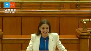 Declarație politică a deputatei USR, Oana Țoiu