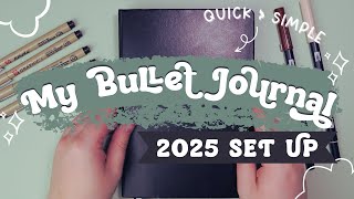 New Journal, New Year: Simple 2025 Bullet Journal Setup