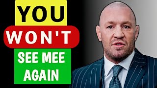 OH NO! Conor McGregor’s Career is Officially Over!