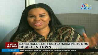 Dancehall star from Jamaica, Cecile Charlton visits Nation Media Group