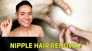 Plucking NIPPLE HAIRS With FINGERS - A Visual Guide!