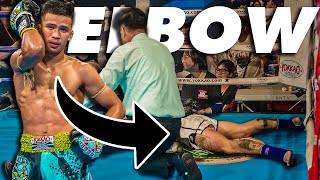 When Superlek Goes for the KO – Brutal Elbow Finish!