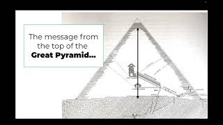 The Message from the top of the Great Pyramid | @TheGreatPyramid