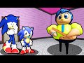 SONIC AND BABY SONIC VS JOY INSIDE OUT SCHOOL IN ROBLOX