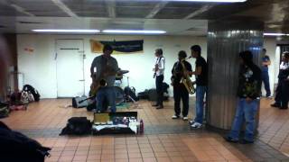 Alex Lo Dico Ensemble in the NYC subway