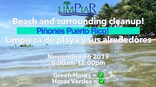 LimPiaR Clean up Event - November Piñones