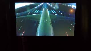 TK42, IST-JNB, tail cam takeoff view leaving Istanbul 16FEB25