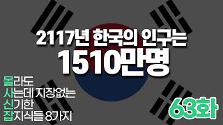 2117년 한국의 인구는 1510만명이다. (몰사신잡 63화)