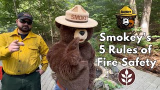 Happy Birthday Smokey Bear! | Smokey's 5 Rules of Fire Safety