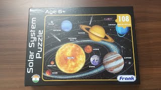 Solar System Puzzle for 6 years and above by Frank