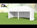 3m x 6m How To Erect A White Gala Tent Pro-40 Gala Shade Gazebo Assembly Instructions