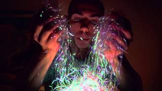 ASMR Prismatic Iridescent Shreds 2 with Light Reflections for your Relaxation