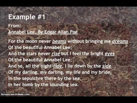 Examples of Internal Rhyme Examples of Internal Rhyme