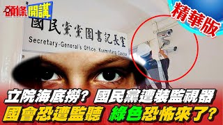 【頭條開講】綠共不愧是綠共! 在野黨全數監控! 黨團相近卻只見KMT外有監視器! @頭條開講HeadlinesTalk  精華版