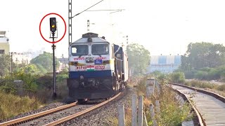 Legendary 22946 Okha-Mumbai central Saurashtra Mail running on an old track before CRS INSPECTION 🚂🚃