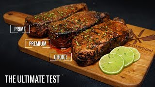 Sous Vide STEAK EXPERIMENT - PRIME vs Premium vs Choice!