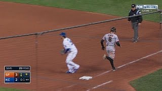 WS2014 Gm7: Davis gets groundout to end the 8th