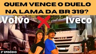 MUITA LAMA NO 3º EPISÓDIO DA AVENTURA PELA BR 319 - DUELO DE MARCAS E ENCONTRO COM CATARINENSES