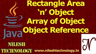 Java Program Classes and Object | Rectangle Area