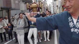 四谷総鎮守　須賀神社　例大祭　三栄町　町内神輿渡御　2024/06/01  d4