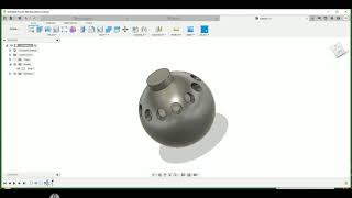 3D Model and Print a Globe Ornament