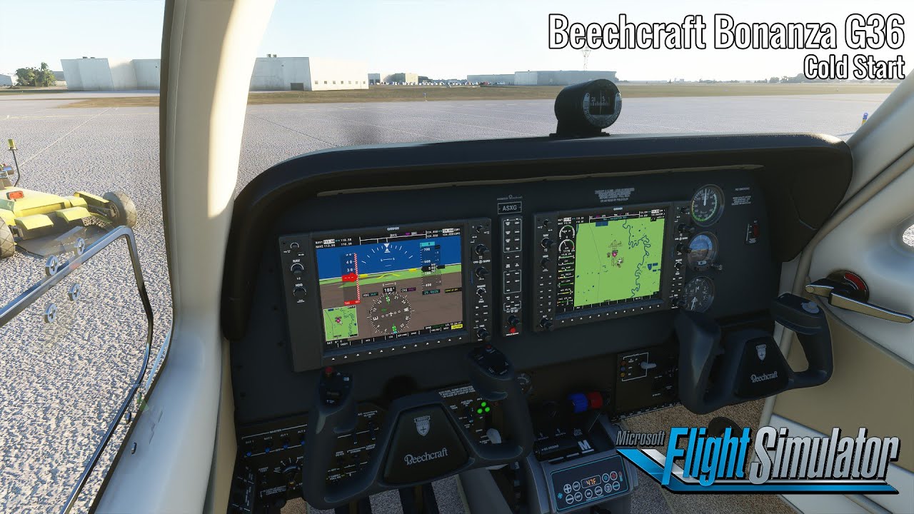 Beechcraft Bonanza G36 Cold Start Microsoft Flight Simulator 2020