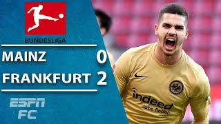 Andre Silva's brace for Frankfurt sends Mainz bottom | ESPN FC Bundesliga Highlight